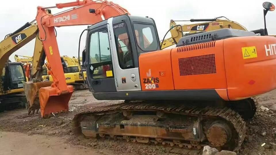 20 TON digunakan Hitachi ZAXIS 200 backhoe loader excavator pertambangan peralatan berat penggali bagger ZX200 Kondisi baik Harga akhir Exc