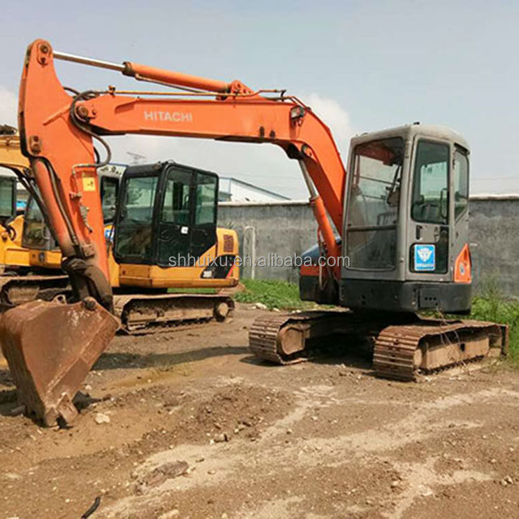 Hitachi dalam stok Digunakan Hitachi 55 mini excavator untuk dijual bekas Hitachi 55 penggali kecil dalam kondisi baik
