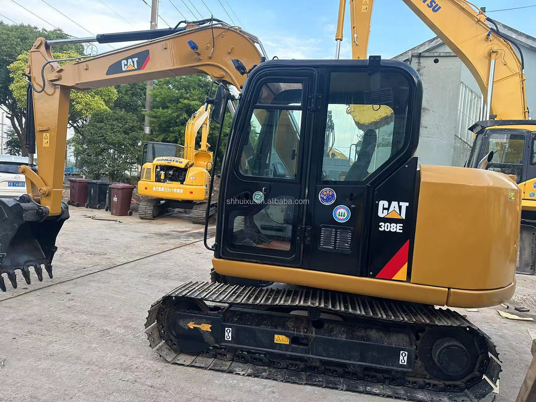 Digunakan Excavator CAT 308E,Tangan kedua Murah Crawler EXcavator CAT308E Dengan harga rendah