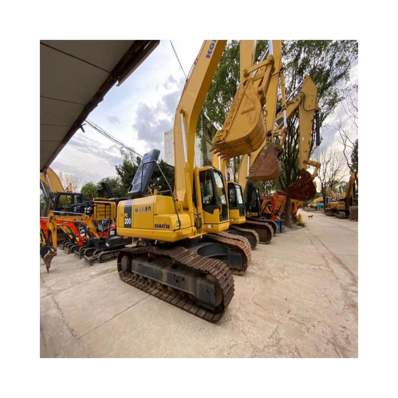 Digunakan komatsu pc200-7 pc200-7 penggali merangkak 20 ton penggali di stok untuk dijual