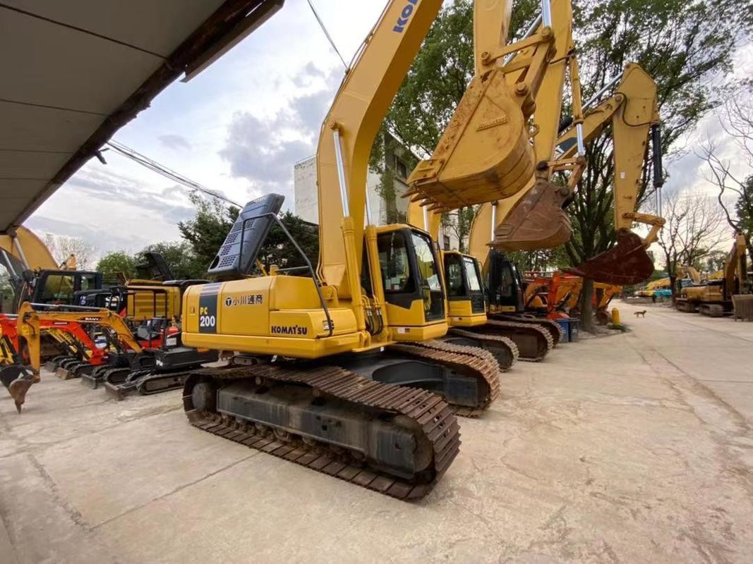 Digunakan komatsu pc200-7 pc200-7 penggali merangkak 20 ton penggali di stok untuk dijual
