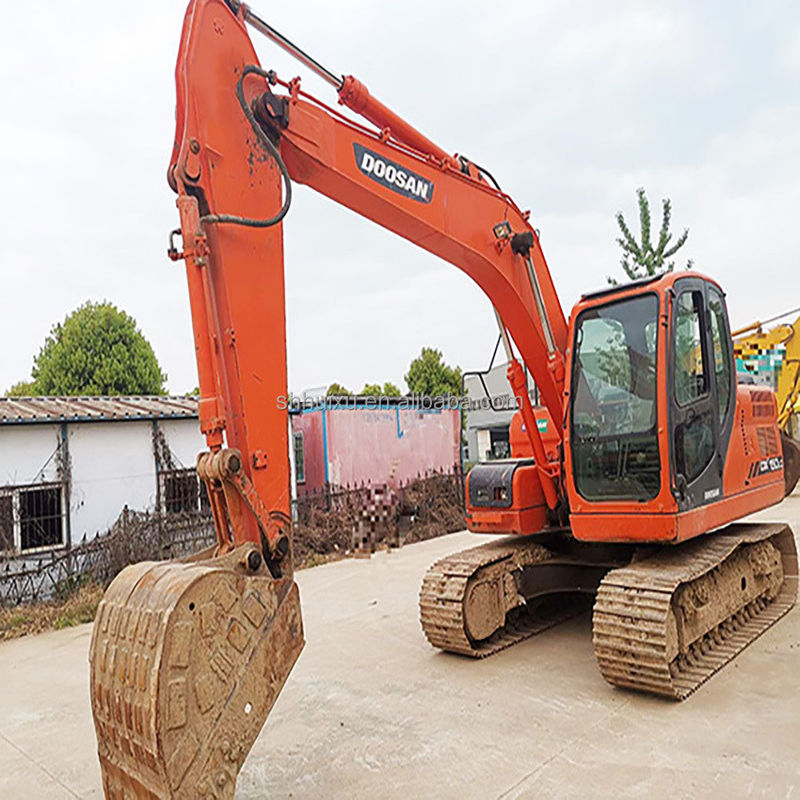 Kualitas kedua DOOSAN DX150 excavator dengan harga murah untuk dijual/Dipakai mesin hydraulic crawler menggali Doosan DX150