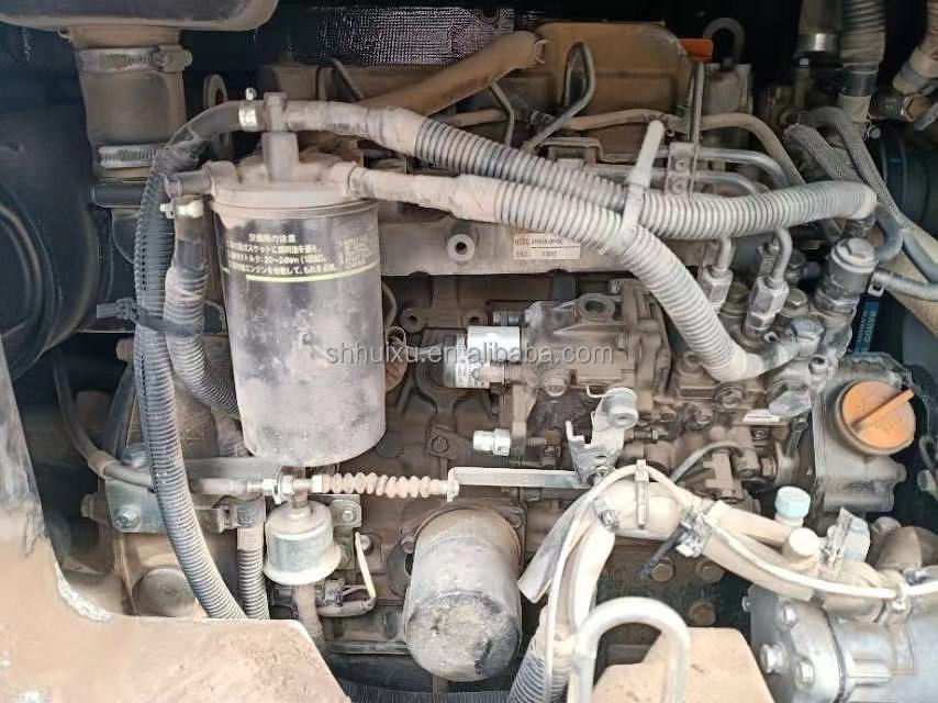 Hitachi dalam stok Digunakan Hitachi EX55 mini excavator untuk dijual bekas Hitachi mini excavator EX55 dalam kondisi baik