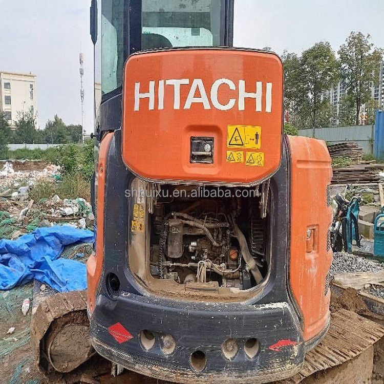 Hitachi dalam stok Digunakan Hitachi EX55 mini excavator untuk dijual bekas Hitachi mini excavator EX55 dalam kondisi baik