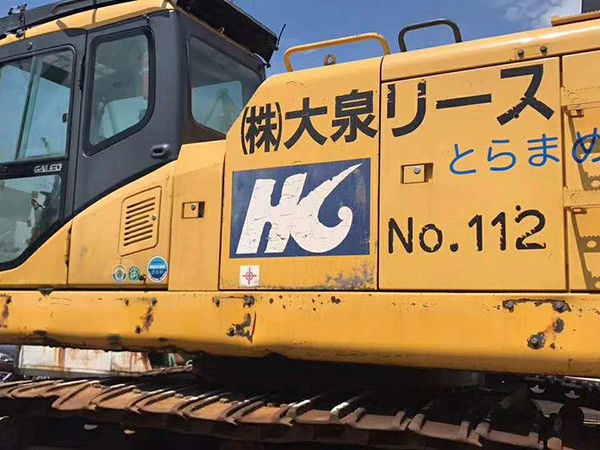excavator digunakan komatsu PC850 excavator perubahan batu lengan menghancurkan palu Komatsu Excavator