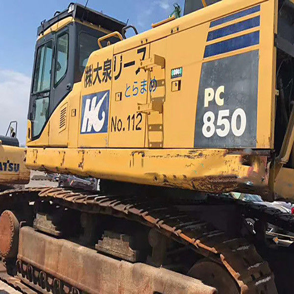 excavator digunakan komatsu PC850 excavator perubahan batu lengan menghancurkan palu Komatsu Excavator
