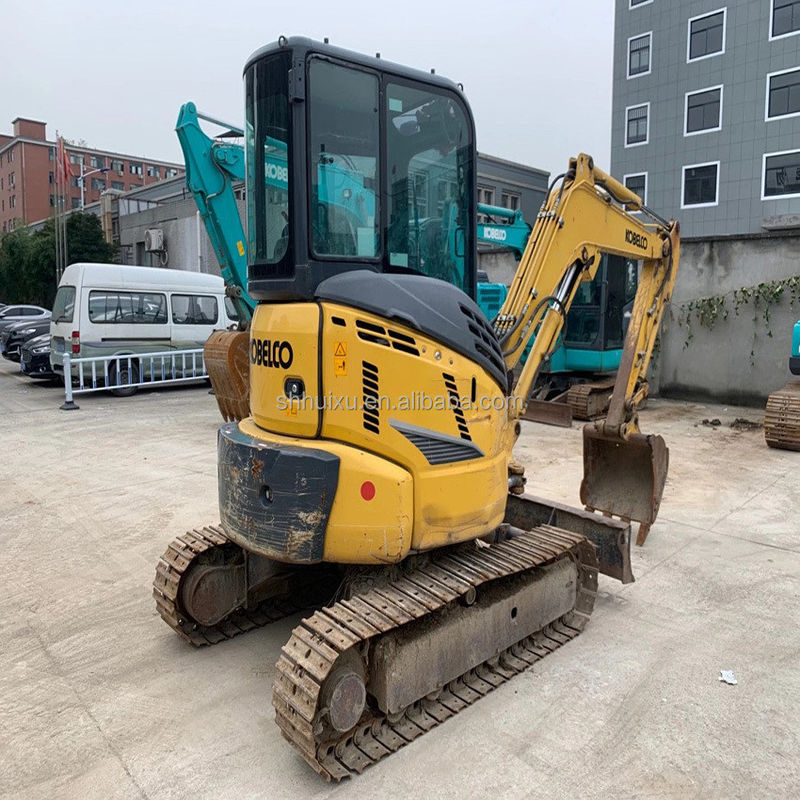 Digunakan excavator crawler hidrolik Kobelco35SR, mini tangan kedua excavator berkualitas tinggi KOBELCO35SR harga murah