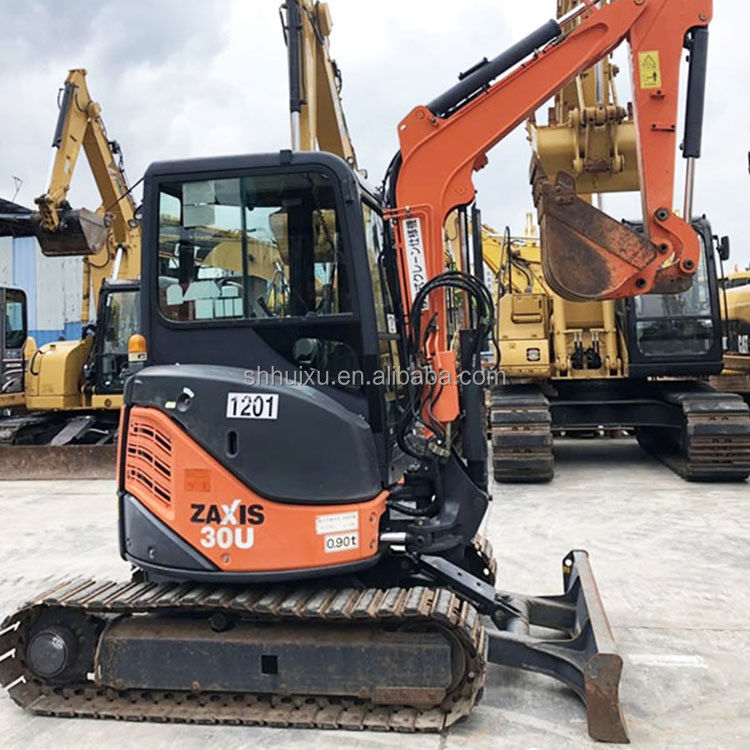 Hitachi dalam stok Digger mini bekas Jepang HITACHI 30 untuk dijual/Tangan kedua Excavator Crawler kecil kondisi baik HITACHI 30