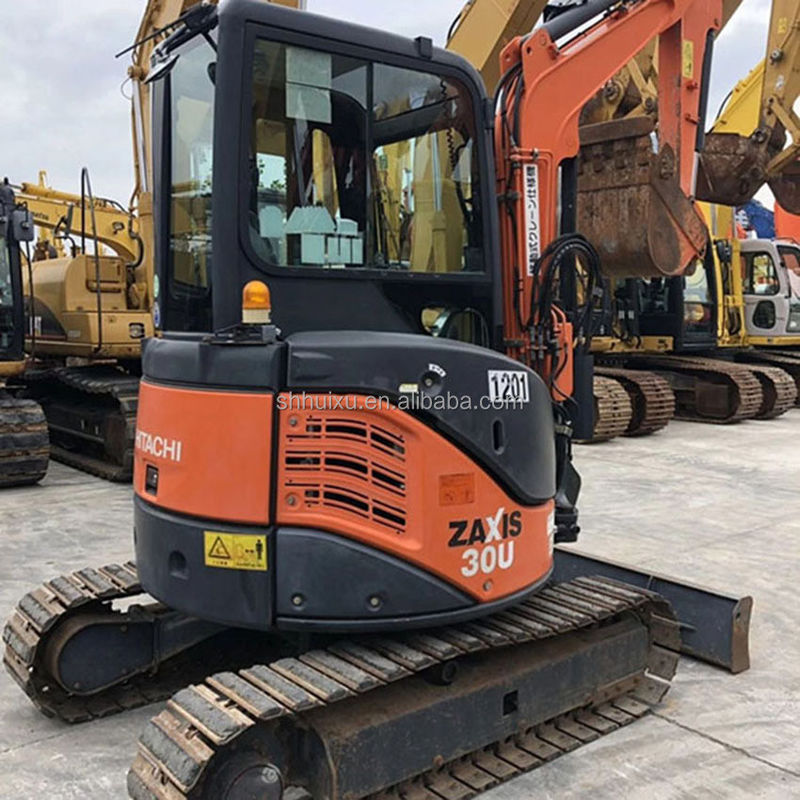 Hitachi dalam stok Digger mini bekas Jepang HITACHI 30 untuk dijual/Tangan kedua Excavator Crawler kecil kondisi baik HITACHI 30
