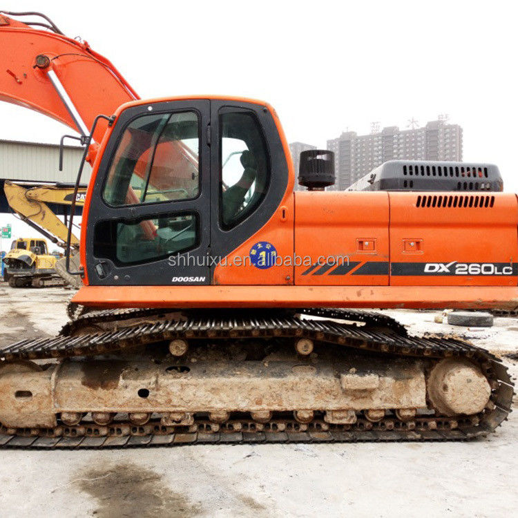 Doosan jual panas Kualitas yang sangat baik Mesin penambangan mesin penambangan hidraulik bekas DOOSAN DX260 asal Korea/Mesin penggali bekas terlaris harga bagus
