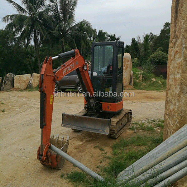 Hitachi dalam stok Digger mini bekas Jepang HITACHI 35 untuk dijual/Tangan kedua Excavator Crawler kecil kondisi baik HITACHI 35