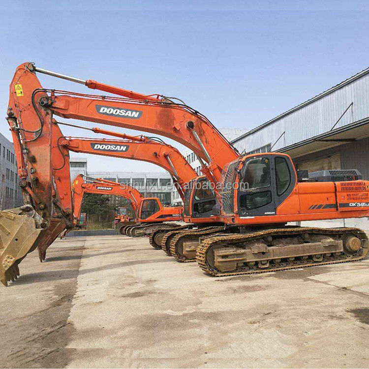 Doosan jual panas Kualitas yang sangat baik Mesin penambangan mesin penambangan tangan kedua DOOSAN DX345 asal Korea/Mesin penggali bekas terlaris harga yang baik