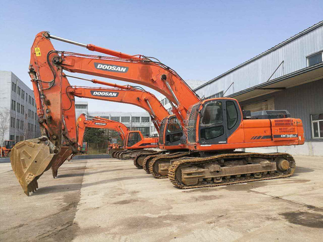 Doosan jual panas Kualitas yang sangat baik Mesin penambangan mesin penambangan tangan kedua DOOSAN DX345 asal Korea/Mesin penggali bekas terlaris harga yang baik