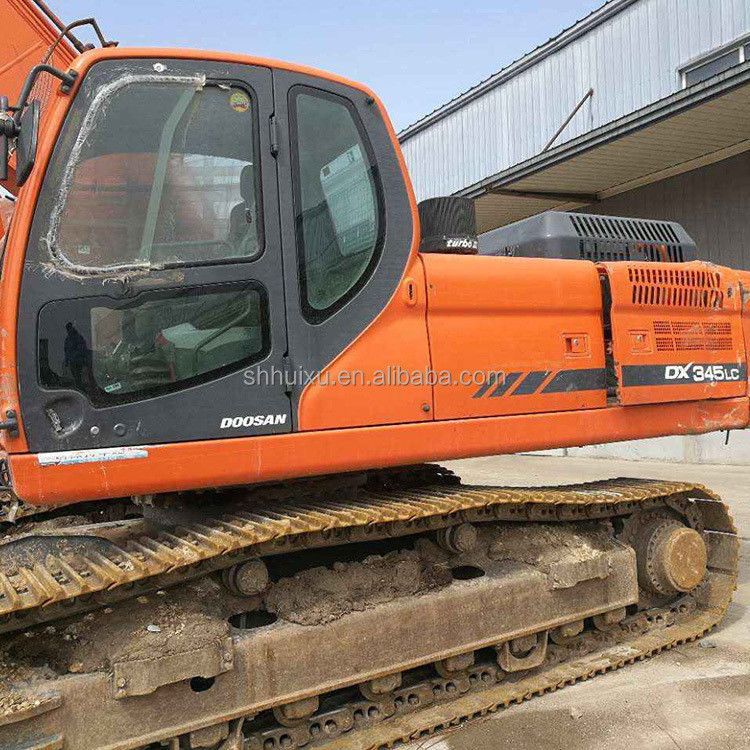 Doosan jual panas Kualitas yang sangat baik Mesin penambangan mesin penambangan tangan kedua DOOSAN DX345 asal Korea/Mesin penggali bekas terlaris harga yang baik