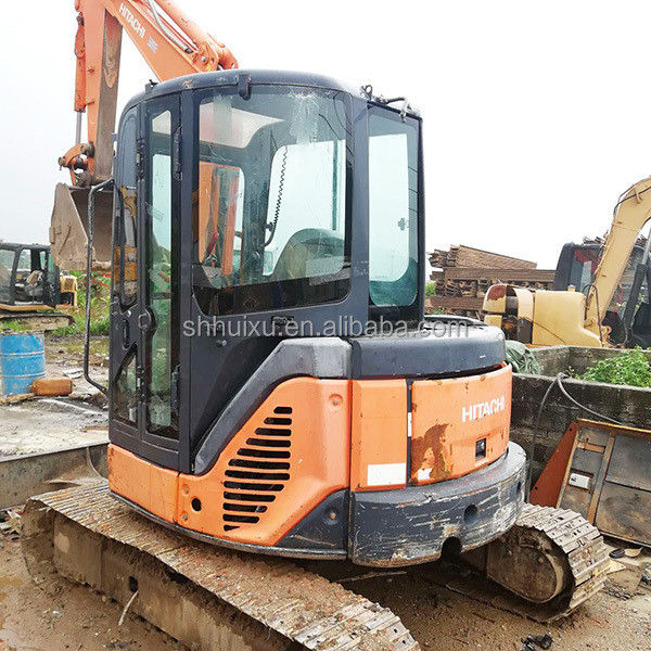 Hitachi dalam stok Digger mini bekas Jepang HITACHI 50 untuk dijual/Tangan kedua Excavator Crawler kecil kondisi baik HITACHI 50