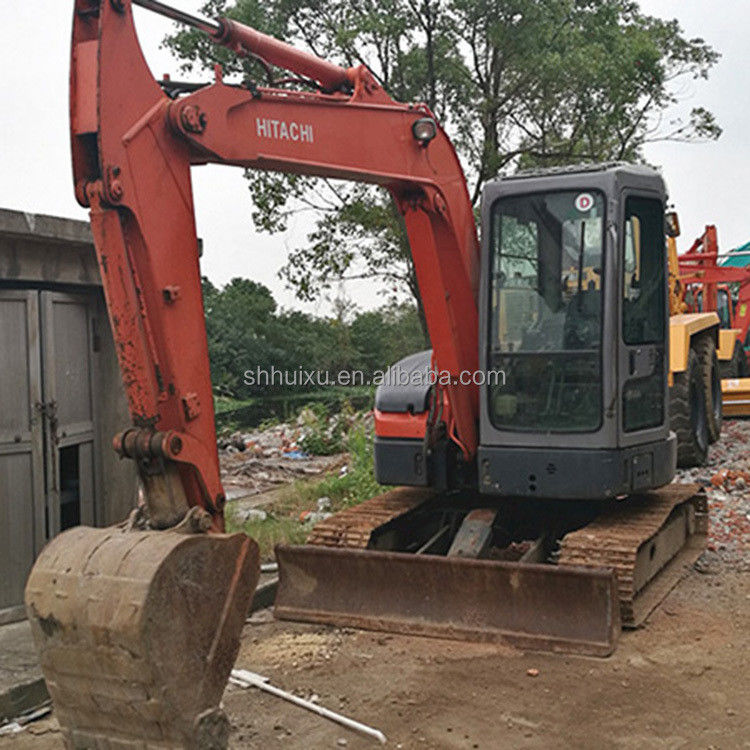 Hitachi dalam stok Digger mini bekas Jepang HITACHI 55 untuk dijual/Tangan kedua Excavator Crawler kecil kondisi baik HITACHI 55