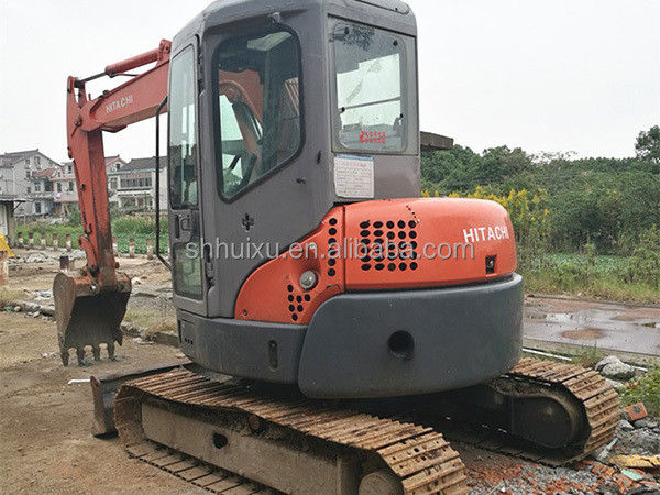 Hitachi dalam stok Digger mini bekas Jepang HITACHI 55 untuk dijual/Tangan kedua Excavator Crawler kecil kondisi baik HITACHI 55