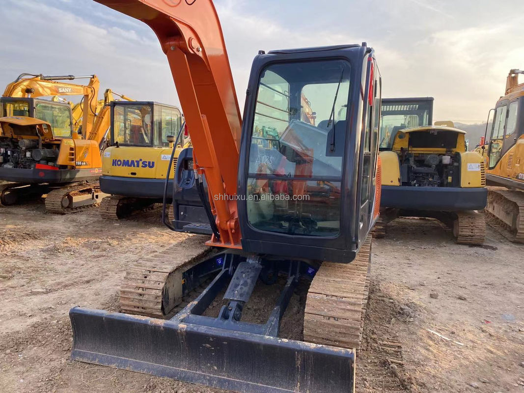 Hitachi dalam stok bekas Hitachi mini excavator zx60 japan tahun 2019/second hand Small Crawler Excavator kondisi baik HITACHI 60