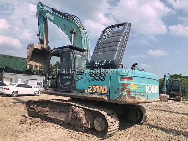 Kobelco SK200 Kualitas yang sangat baik bekas excavator crawler digunakan mesin penggalian Kobelco SK270D harga murah