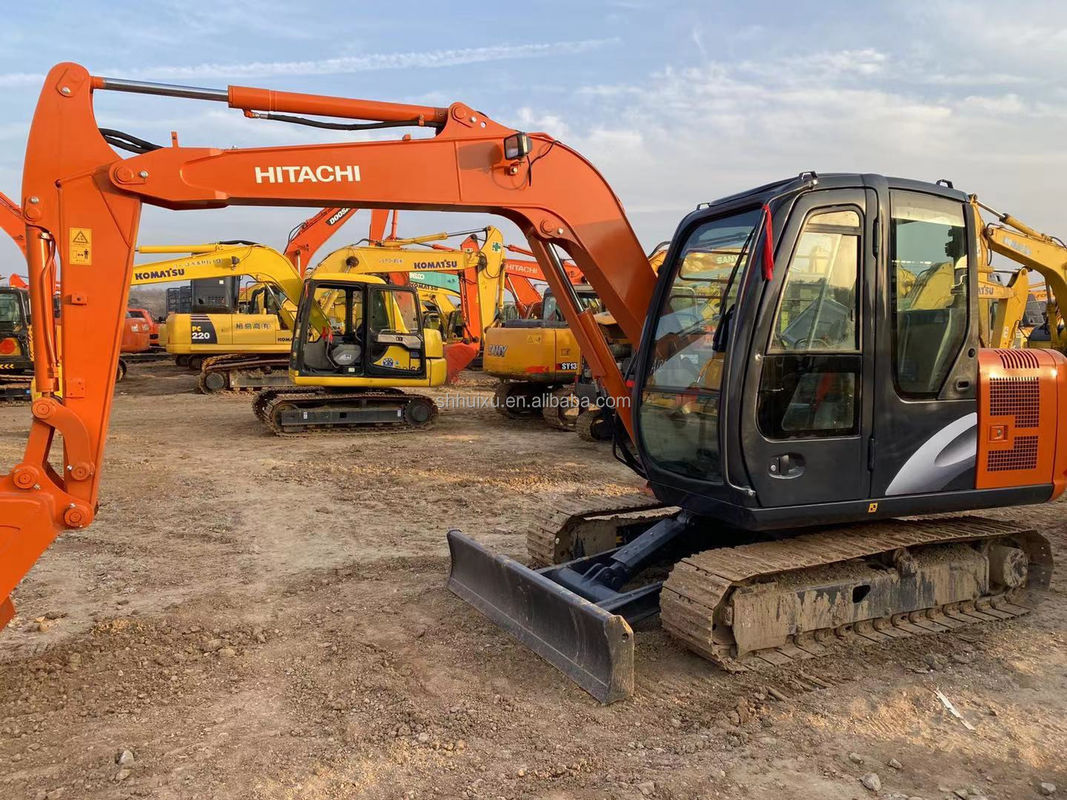 Hitachi dalam stok bekas Hitachi mini excavator zx60 japan tahun 2019/second hand Small Crawler Excavator kondisi baik HITACHI 60