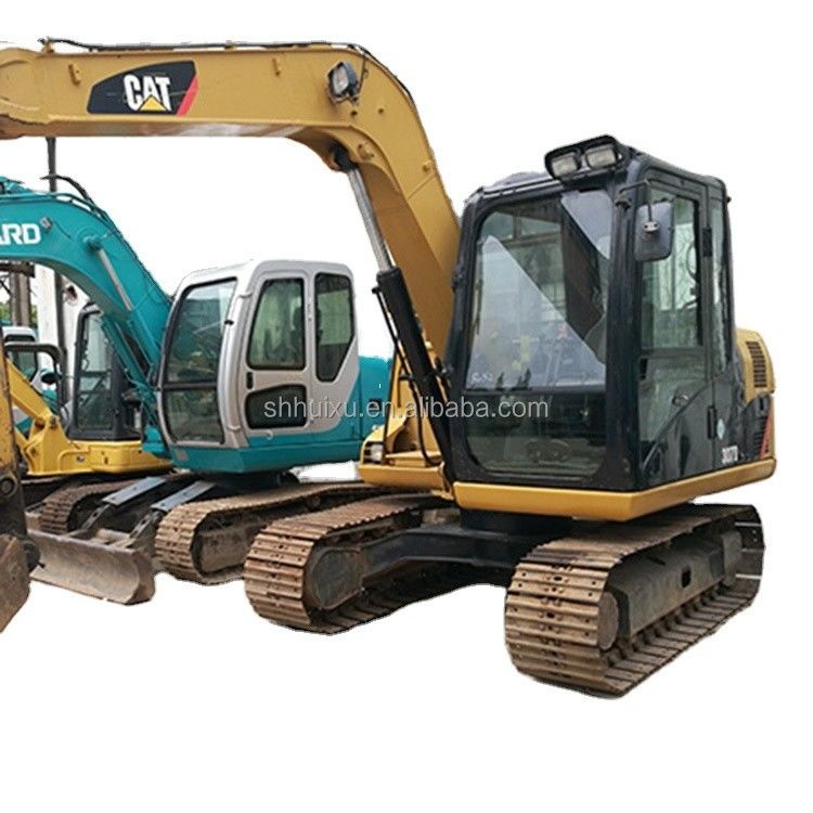 Digunakan excavators cat307 Mini crawler Digging Mesin excavator digunakan CAT307D 7T Caterpillar Excavator Caterpillar dalam stok
