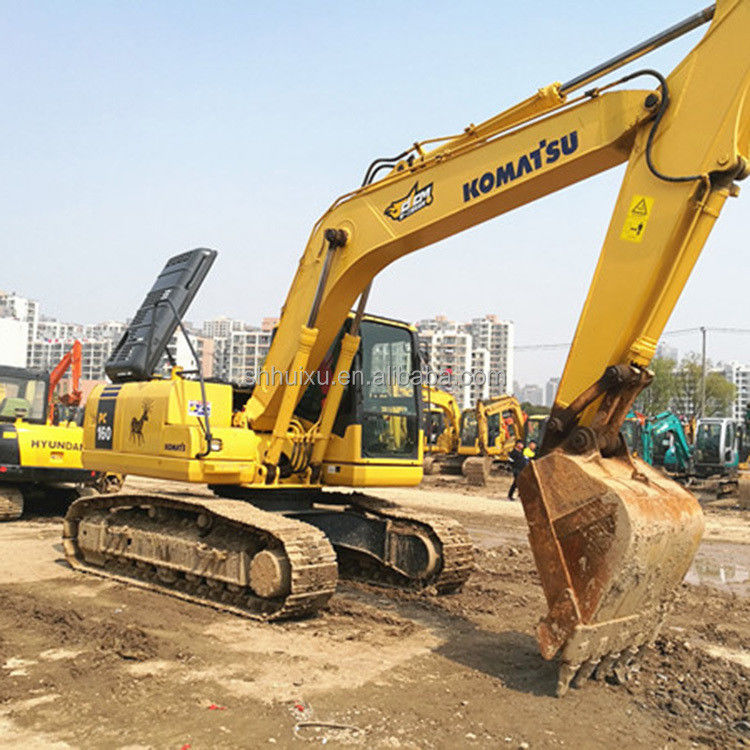 Komatsu Digunakan Komatsu PC160-7 penggali merangkak mesin penggali tangan kedua untuk dijual Komatsu Excavator
