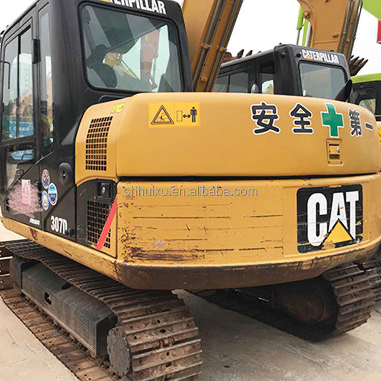 Digunakan excavators cat307 Mini crawler Digging Mesin excavator digunakan CAT307D 7T Caterpillar Excavator Caterpillar dalam stok