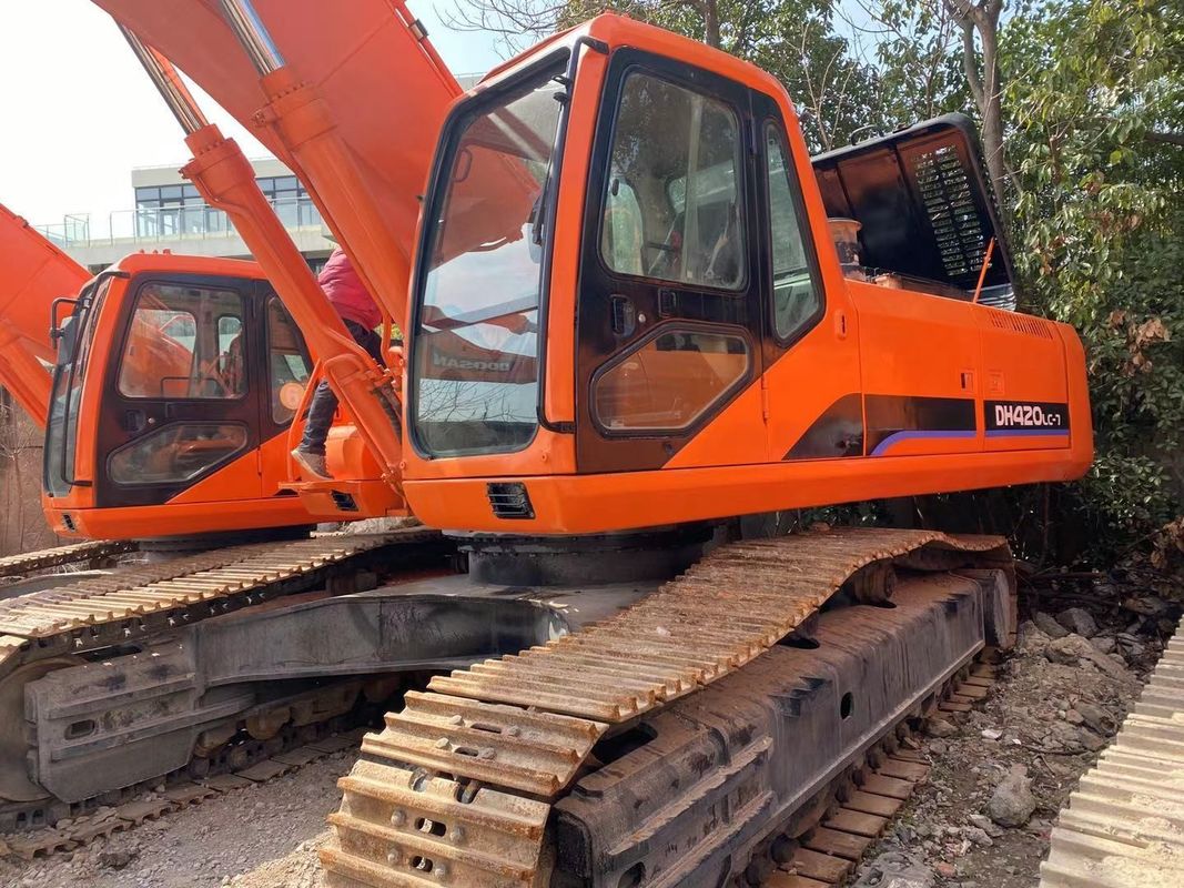 Doosan jual panas Kualitas yang sangat baik bekas mesin penambangan crawler hidraulik DOOSAN DH420 digunakan mesin penggalian terlaris