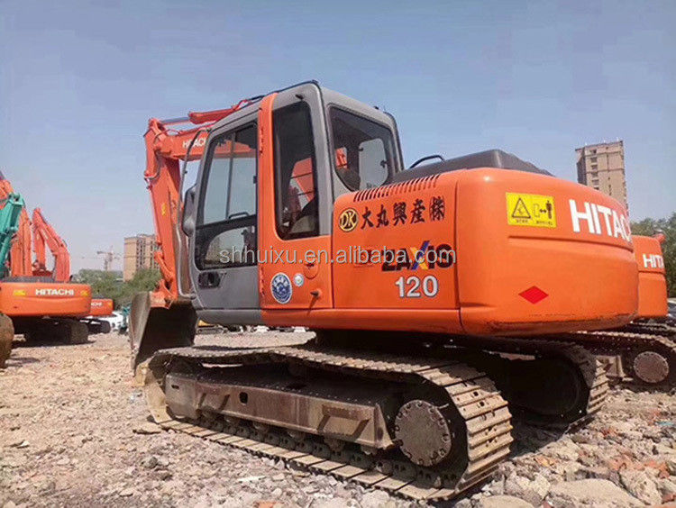 Hitachi jual panas bekas Crawler Excavator HITACHI 120 kondisi baik Mesin penggali bekas untuk dijual