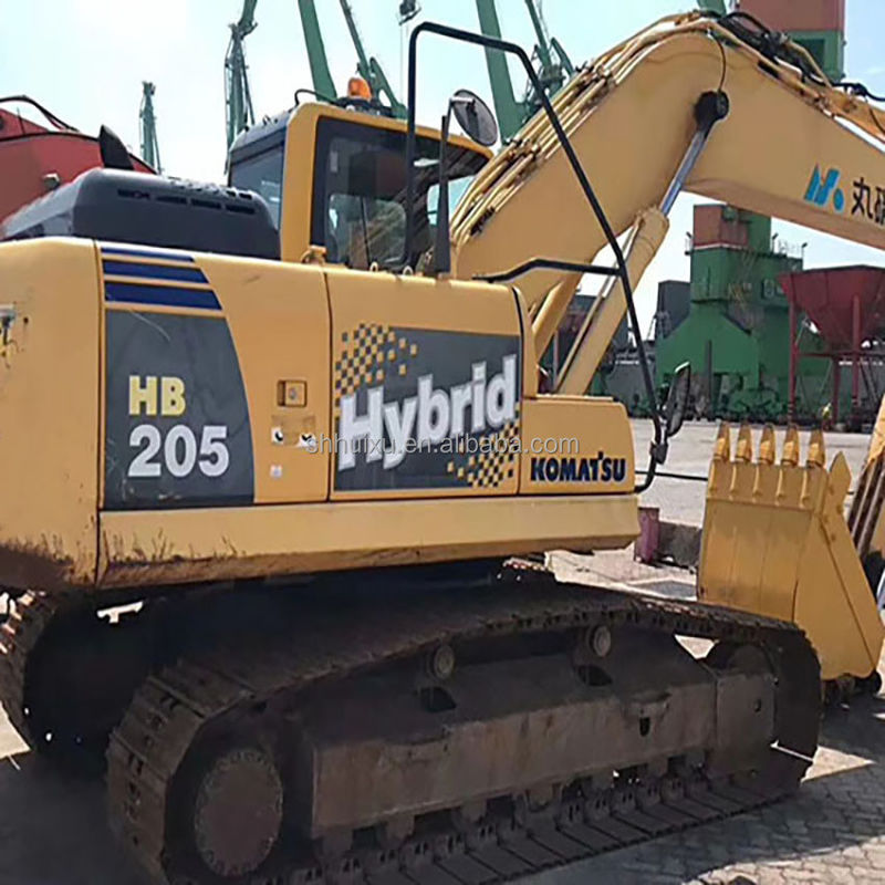 Komatsu Digunakan Komatsu PC205 excavator merangkak kualitas baik mesin penggalian tangan kedua untuk dijual Komatsu Excavator