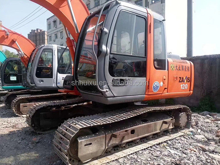 Hitachi jual panas bekas Crawler Excavator HITACHI 120 kondisi baik Mesin penggali bekas untuk dijual
