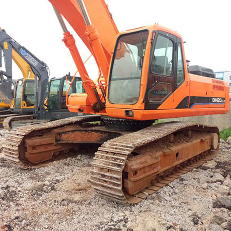 Doosan jual panas Kualitas yang sangat baik bekas mesin penambangan crawler hidraulik DOOSAN DH420 digunakan mesin penggalian terlaris