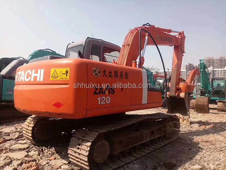 Hitachi jual panas bekas Crawler Excavator HITACHI 120 kondisi baik Mesin penggali bekas untuk dijual