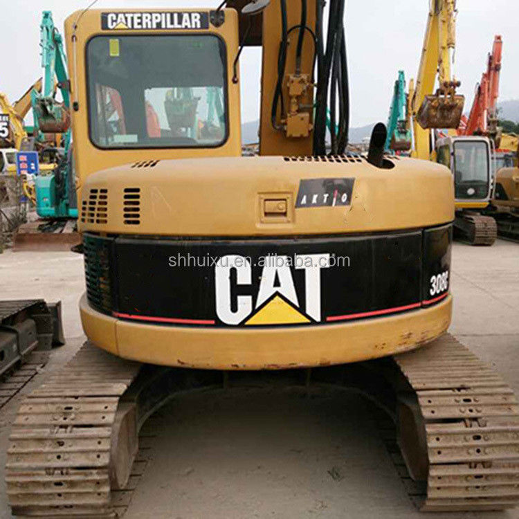 Jual panas bekas penggali ulat mesin penggali tangan kedua Mini penggali merangkak digunakan CAT308C 8Ton ulat di stok