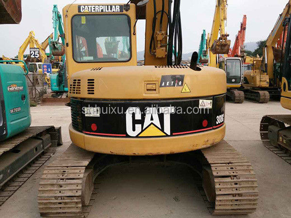 Jual panas bekas penggali ulat mesin penggali tangan kedua Mini penggali merangkak digunakan CAT308C 8Ton ulat di stok