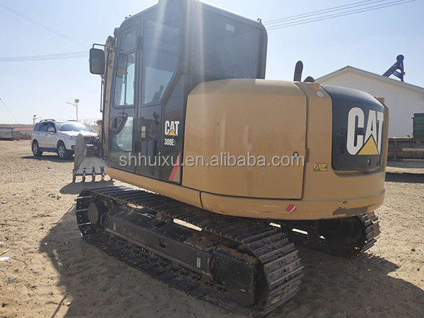 Kualitas tinggi Second Hand Mini crawler excavator digunakan CAT308E 8T Digunakan ulat Excavator menggali Mesin Caterpillar dalam stok