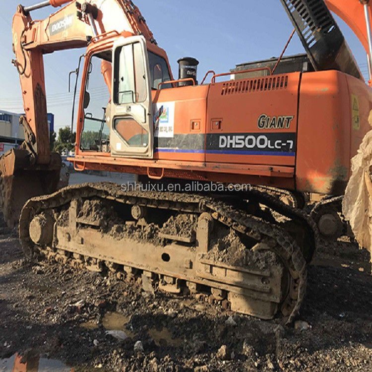 Doosan jual panas Kualitas yang sangat baik Excavator crawler hidraulik bekas DOOSAN DH500 asal Korea/Mesin penggalian bekas terlaris harga yang baik