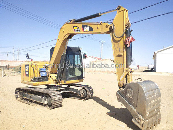 Kualitas tinggi Second Hand Mini crawler excavator digunakan CAT308E 8T Digunakan ulat Excavator menggali Mesin Caterpillar dalam stok