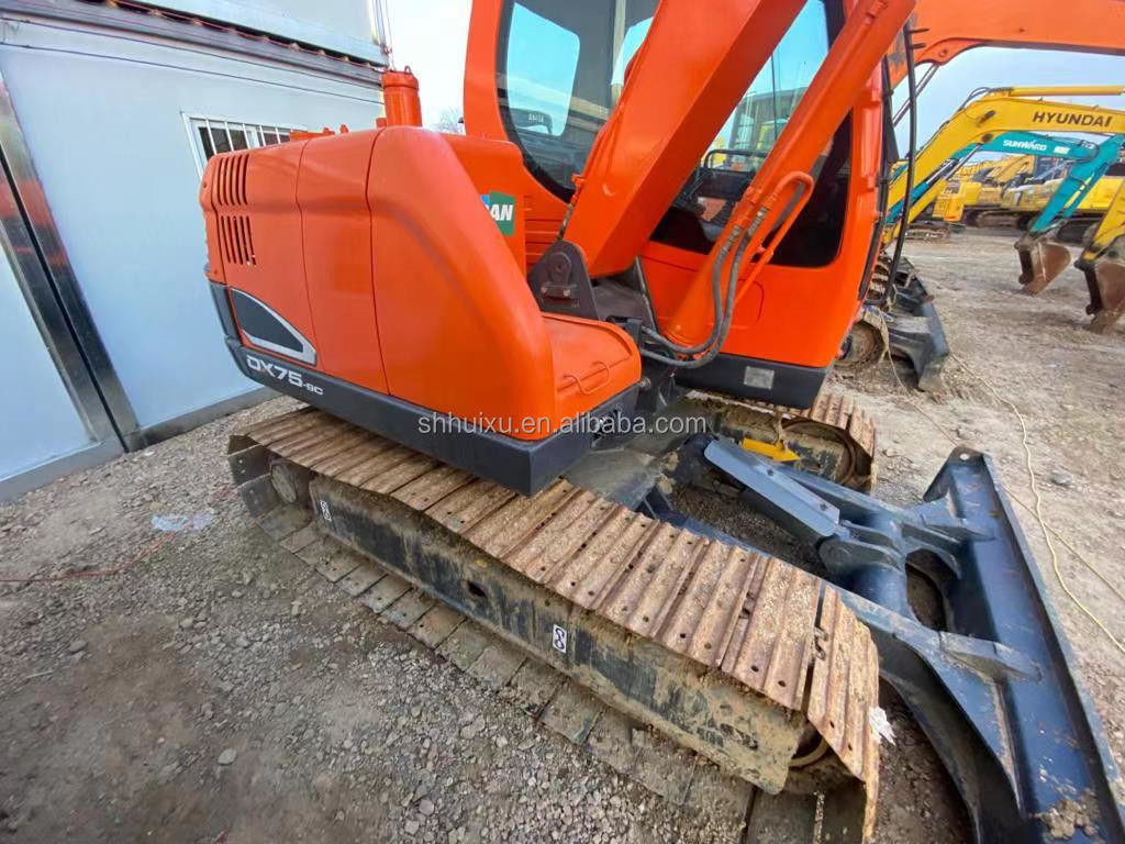 Korea asal digunakan mini penggali Doosan75 kualitas mesin konstruksi/Tangan kedua hidraulik merangkak excavator DOOSAN75 jual panas