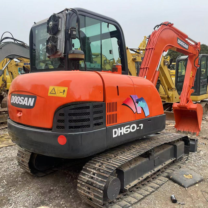 Kualitas tinggi Digunakan mini excavator Doosan ZX60 mesin konstruksi/Tangan kedua hidraulik crawler excavator DOOSAN ZX60 asal Korea