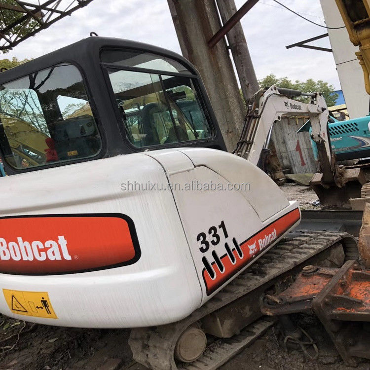 Second Hand kualitas baik Excavator BOBCAT331 3.1T Digunakan Excavator Digging Machine untuk dijual