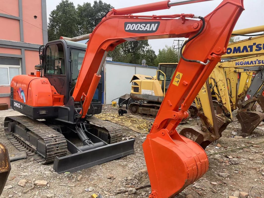 Kualitas tinggi Digunakan mini excavator Doosan ZX60 mesin konstruksi/Tangan kedua hidraulik crawler excavator DOOSAN ZX60 asal Korea