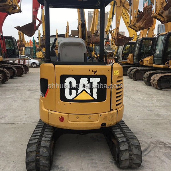 Kualitas baik Hand kecil excavator merangkak CAT302 Digunakan hidraulik mini penggali mesin ulat ulat di stok