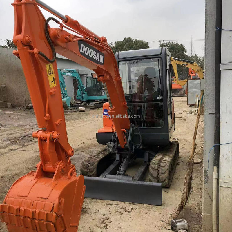 Doosan jual panas Mesin konstruksi bekas mini excavator Doosan DH35 kualitas bagus/Tangan kedua hidraulik crawler excavator DOOSAN DH35 asal Korea