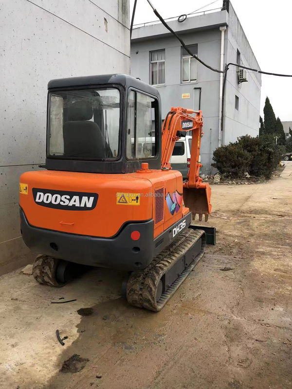 Doosan jual panas Mesin konstruksi bekas mini excavator Doosan DH35 kualitas bagus/Tangan kedua hidraulik crawler excavator DOOSAN DH35 asal Korea