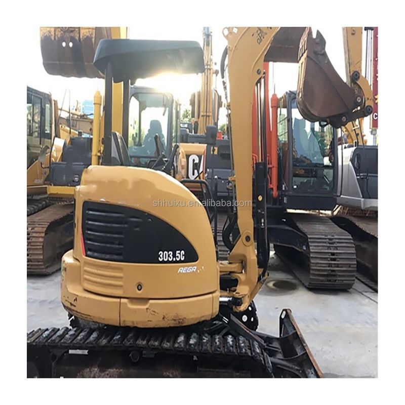 Kualitas baik bekas mini penggali hidraulik CAT303.5 Second Hand crawler kecil excavator ulat untuk dijual Caterpillar dalam stok