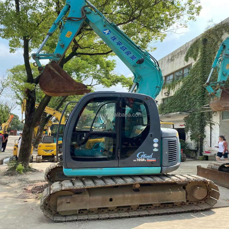 Kobelco SK200 Crawler excavator Kobelco 70SR bekas Hydraulic Kualitas tinggi Digunakan mini excavator Harga murah