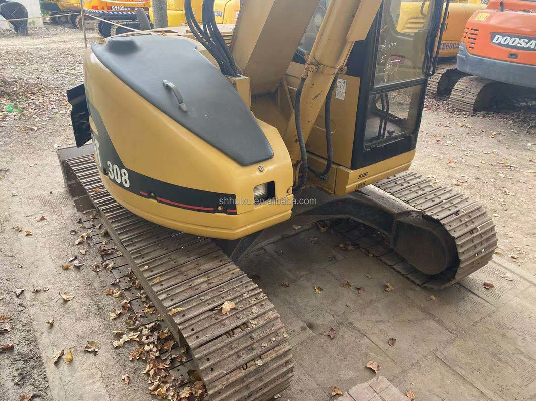 Digunakan hidraulik mini excavator CAT308 Second Hand kualitas baik kecil crawler excavator CAT308 untuk dijual