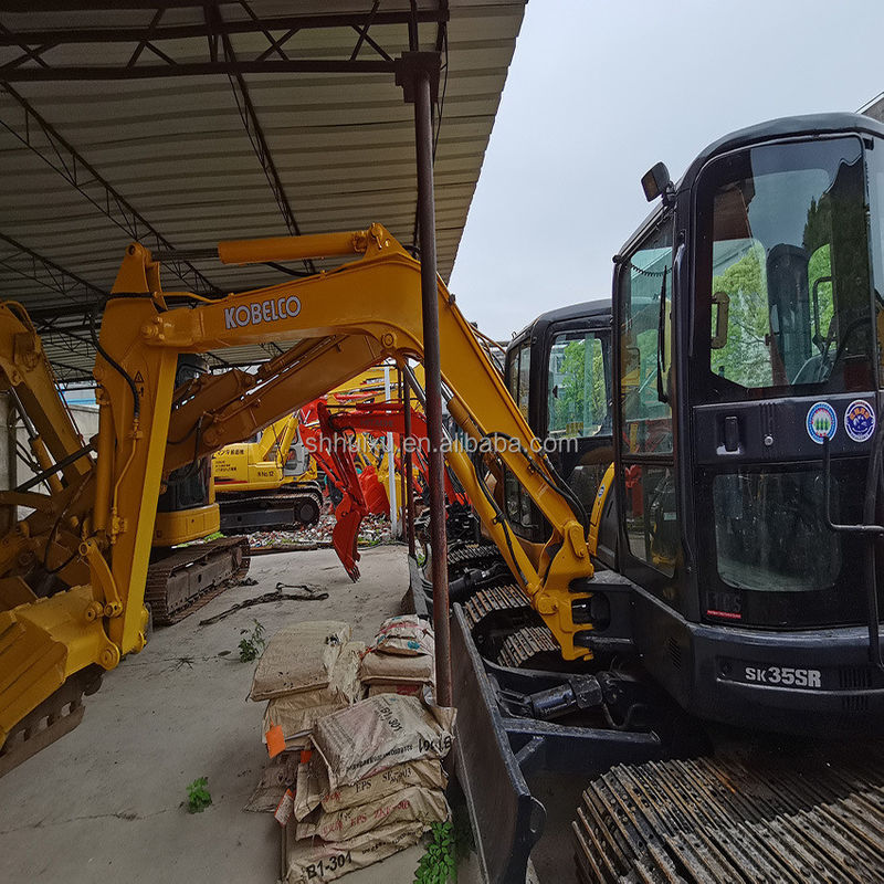 Kobelco SK200 Kobelco SK35SR bekas penggali crawler hidraulik asal Jepang/Mini excavator bekas Kobelco SK35SR Kualitas bagus Harga murah