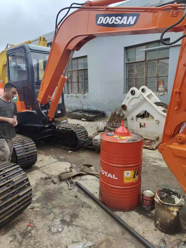 Doosan jual panas mini excavator digunakan doosan ex55 bekas hidraulik crawler excavator DOOSAN DH55 asal Korea